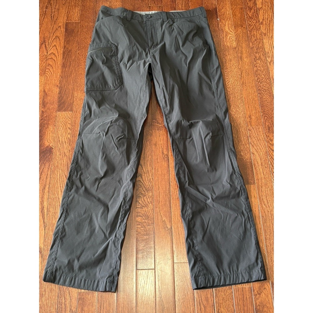 Eddie Bauer Pants Mens 34x34 Rainier Tech Pants Black Water Repellent Hiking